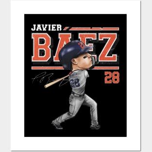 Javier Baez Detroit Cartoon Posters and Art